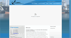 Desktop Screenshot of alhamriyashipping.com